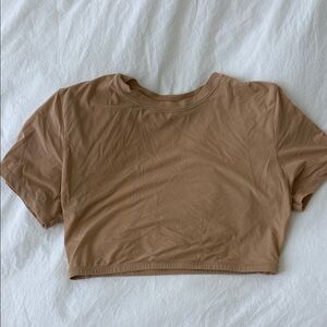 Skims Tan Women's Crop Top